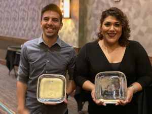 Ian Montano and Carla Dozal with Energy Awards